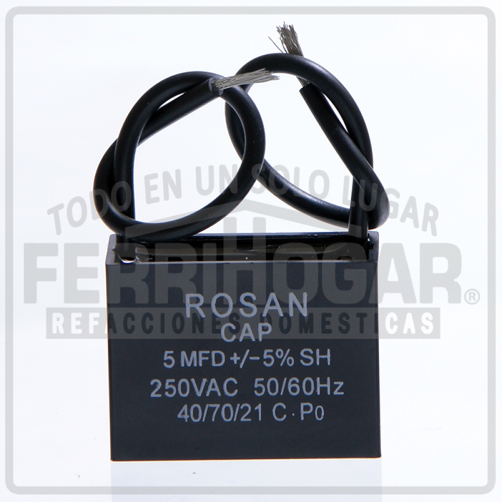 CAPACITOR VENTILADOR 5 MFD