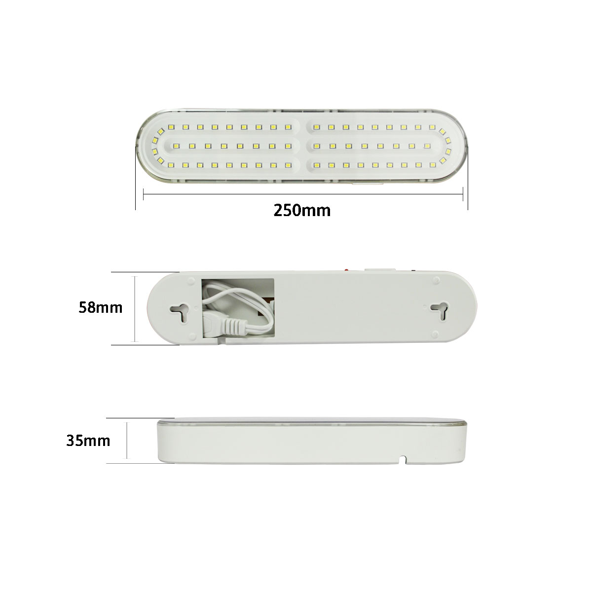 Lámpara de Emergencia SMD 6W