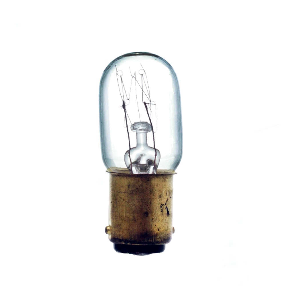 FOCO MAQUINA DE COSER 15W 130V E17 T20 BAYONETA