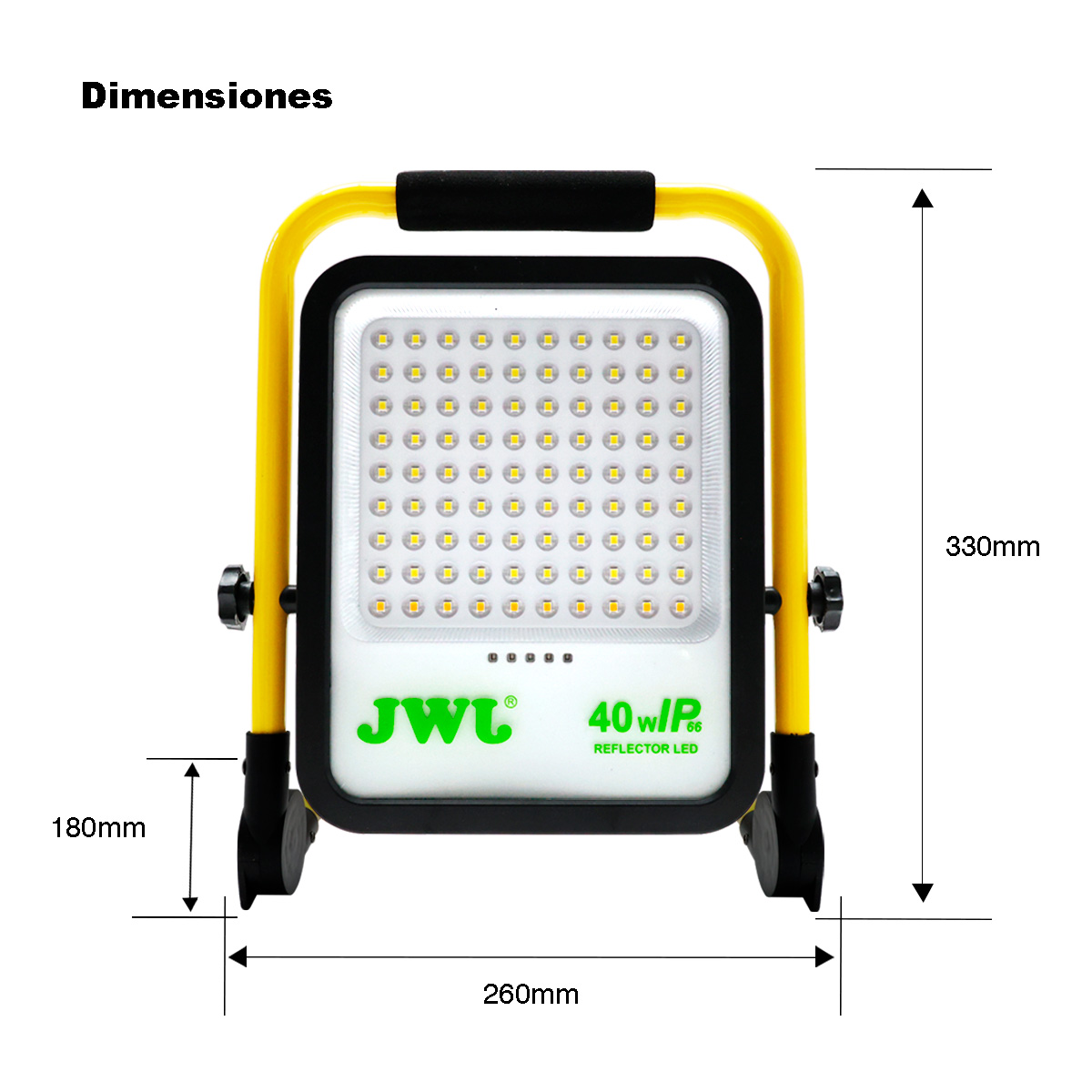 REFLECTOR LED RECARGABLE 40W