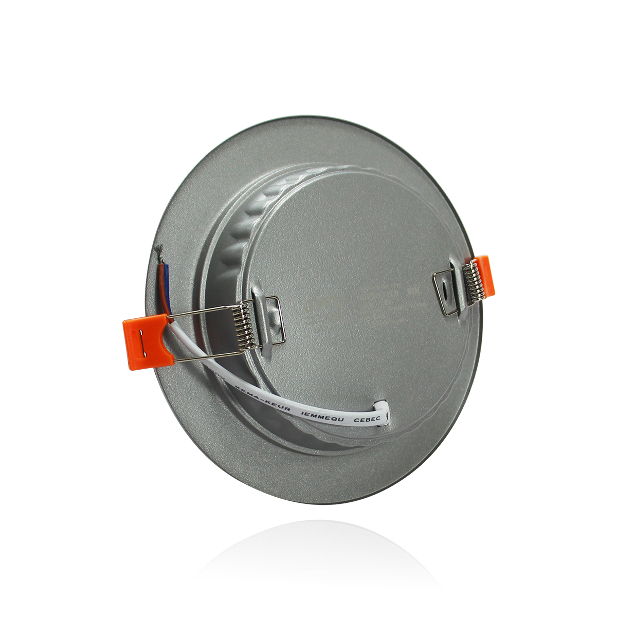 Plafón Redondo LED para Empotrar satinado