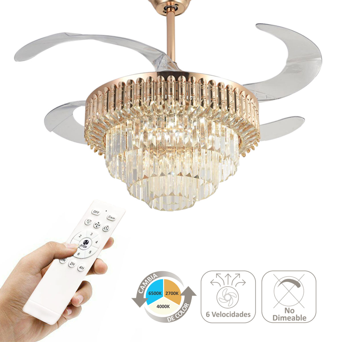 Ventilador de Cristal