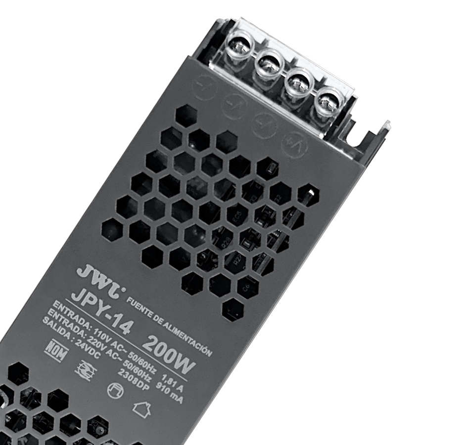 Adaptador tira LED capacidad 200w (Para perfiles)