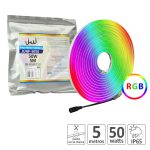 Tira Neón Flex RGB 5mts