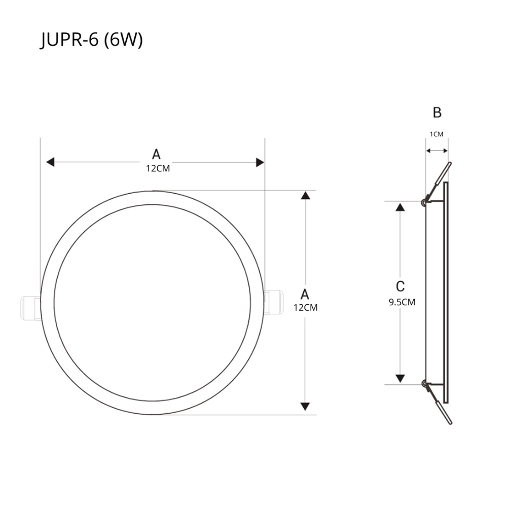 Panel Led Slim Empotrable